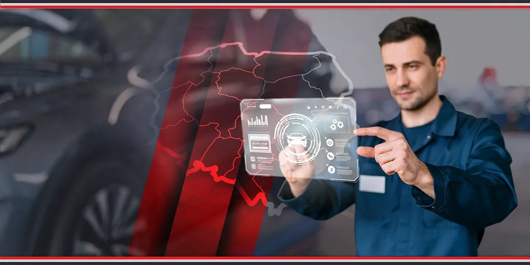 mechanik w warsztacie