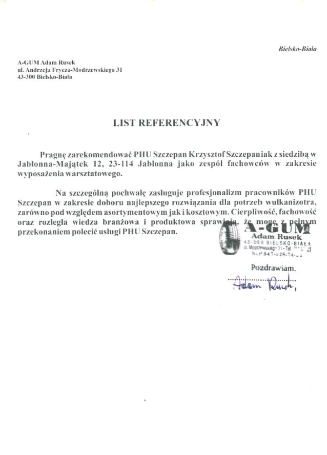 Skan referencji