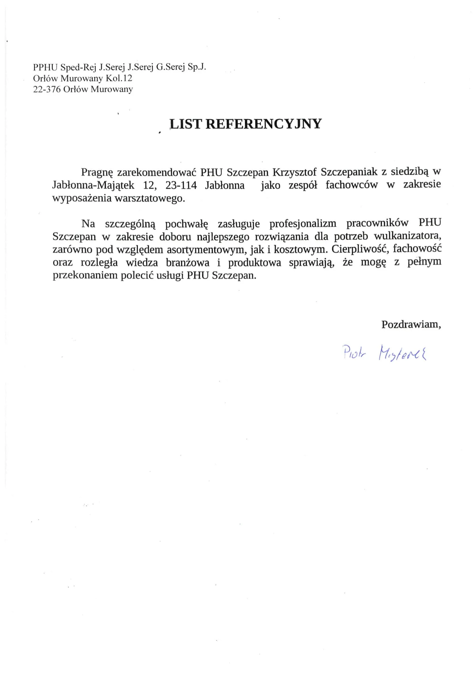 Skan referencji