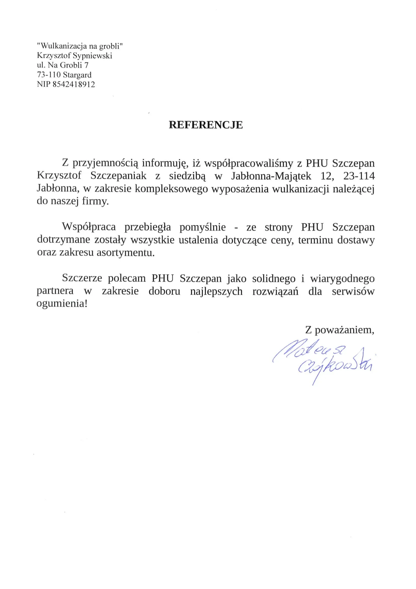 Skan referencji