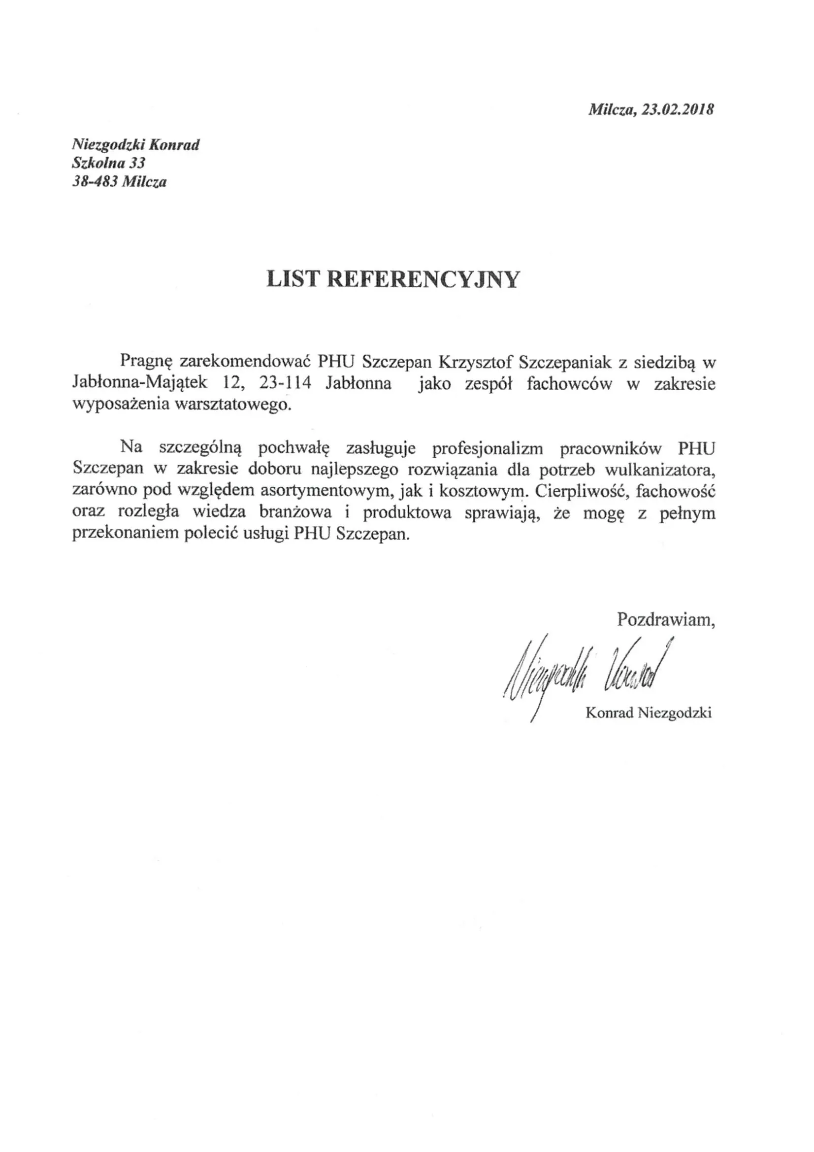 Skan referencji