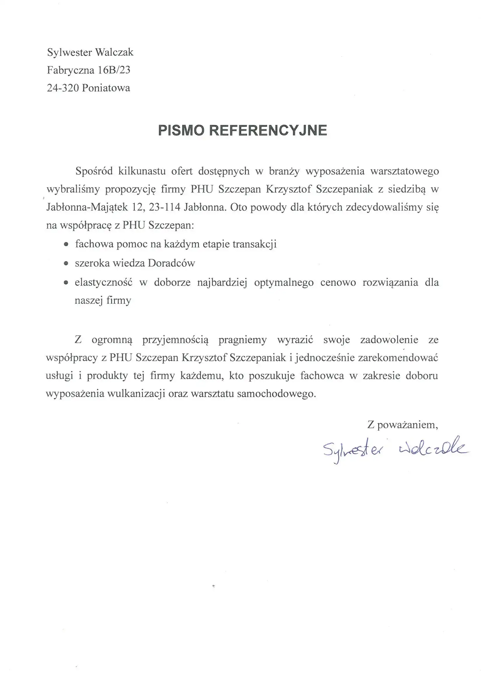 Skan referencji