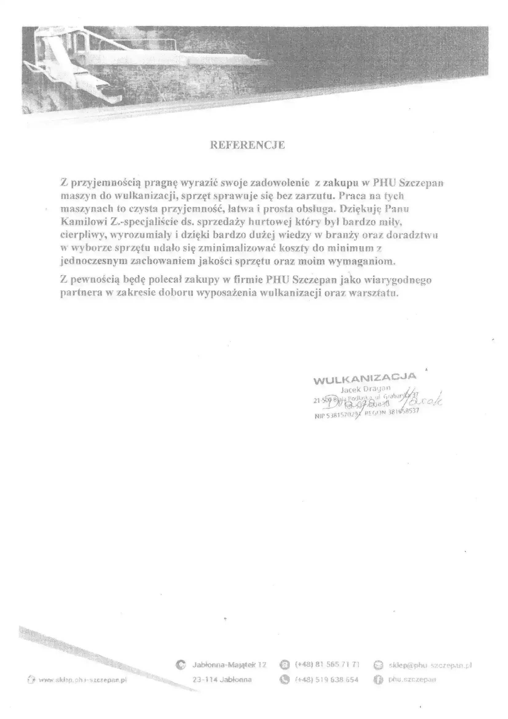 Skan referencji