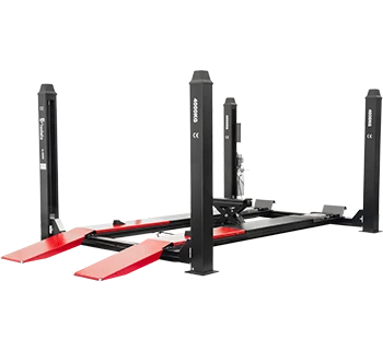 Podnośnik Czterokolumnowy Półautomatyczny Diagnostyczny pod Geometrię 400V 4T REDATS L-420 + Olej Gratis