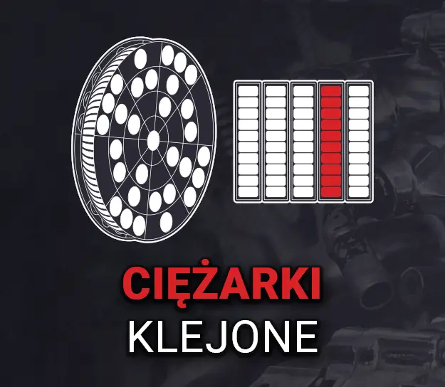 Kafelki Ciężarki klejone