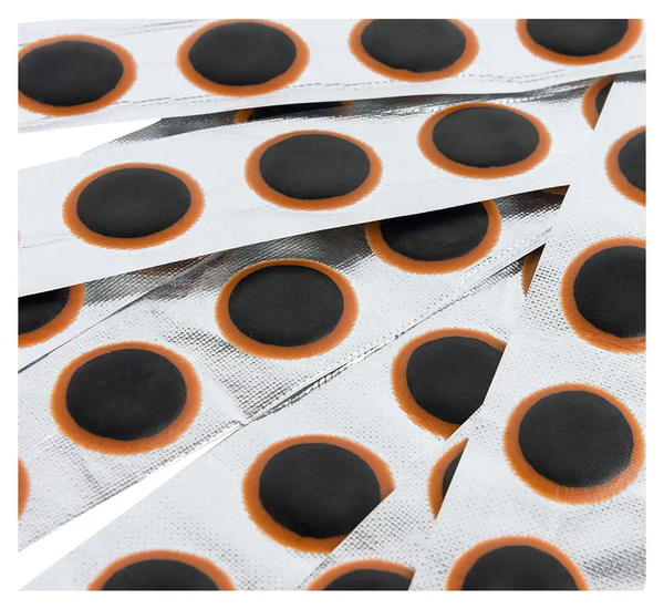 Łatki do dętek wulkanizacyjne REDATS 25mm - 64 szt