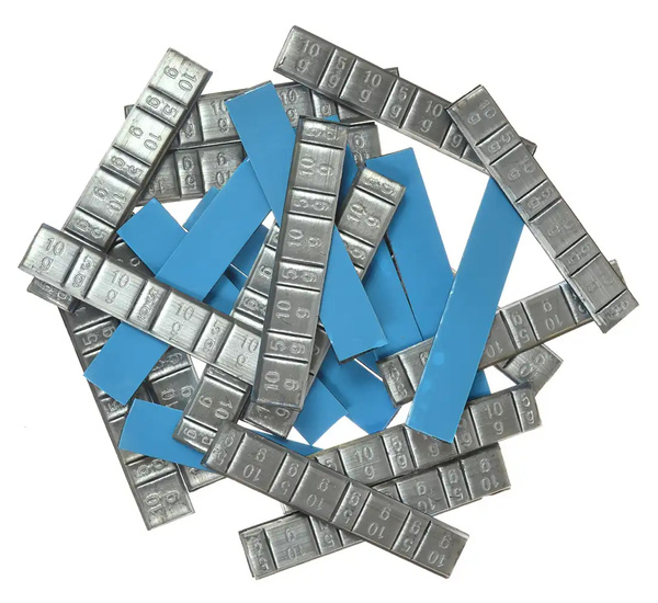 Ciężarki klejone Pb do felg aluminiowych 5/10g - 1 pasek REDATS