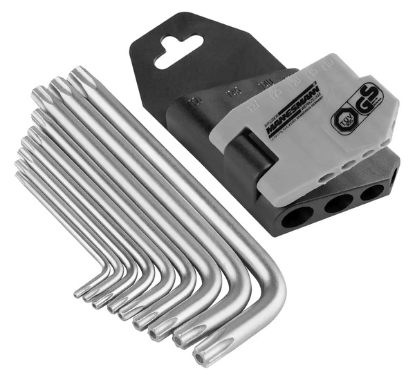 Klucze Imbusowe + Torx Mannesman zestaw 18el.