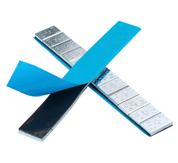 Ciężarki klejone Fe ocynk szeroka taśma 5g - 400 pasków FIVESTARS EDGY