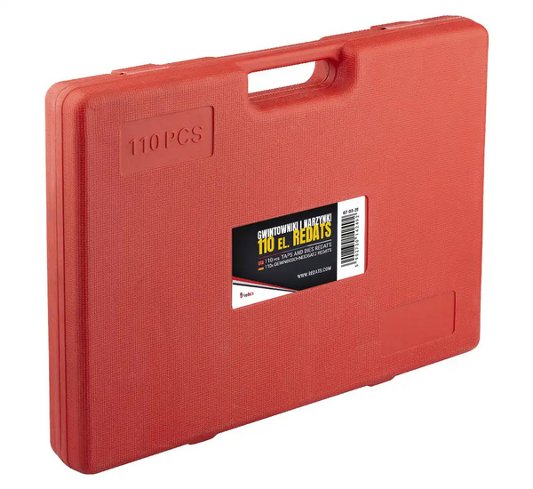 Gwintowniki i narzynki 110el. REDATS w walizce