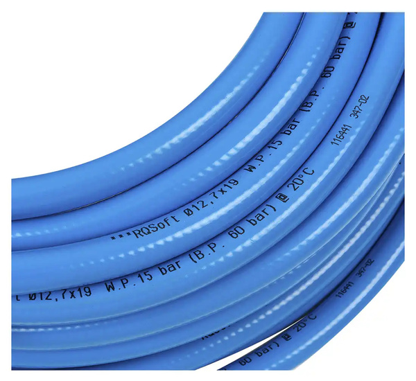 Wąż prosty RQSoft PVC pneumatyczny 12,7 X 19mm - 20m