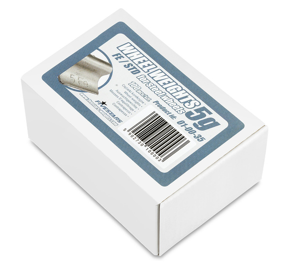 Ciężarki nabijane Fe do felg stalowych 5g - 100 szt. FIVESTARS