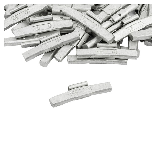 ZESTAW Ciężarki nabijane stalowe do felg stalowych 5-50g - 800 szt. FIVESTARS