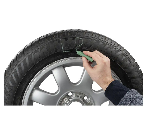 Kreda do opon, marker REDATS PREMIUM - zielona niezmywalna 10 sztuk