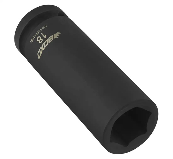 Długa nasadka udarowa do felg stalowych BOXO 18 mm - 1/2"