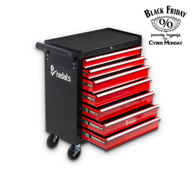 Szafka Narzędziowa Pusta 7 Szuflad COMPACT Black REDATS