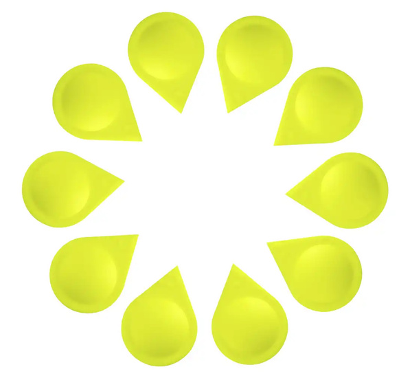 Nakładka Dust Cap - wskaźnik luźnej nakrętki do kół na kołpak 19mm - 10 szt