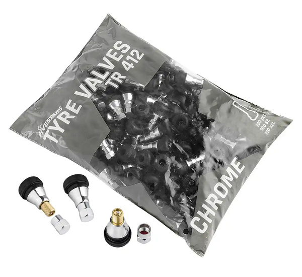 Wentyl TR 412 chromowany – 100 szt. REDATS