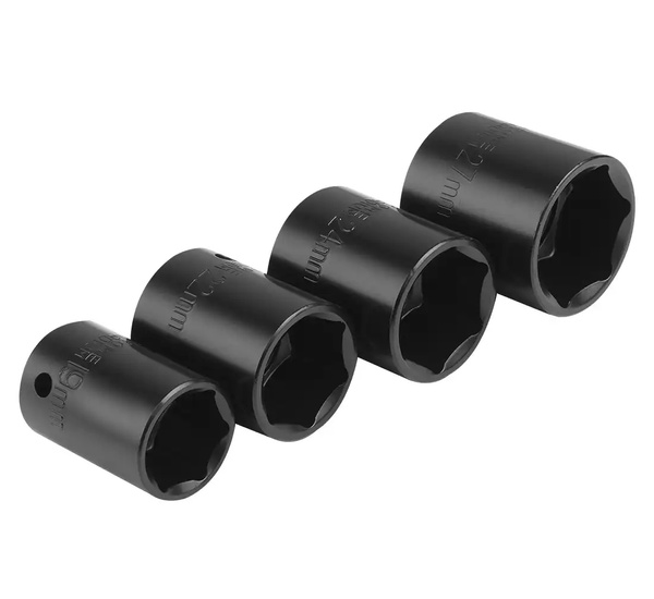 Nasadki Krótkie Stal CrV REDATS zestaw 10 szt 1/2"