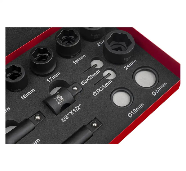 Nasadki do obrobionych śrub 1/2" REDATS