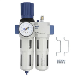 Regulator ciśnienia z odwadniaczem i naolejaczem 3/4" MIDI RQS