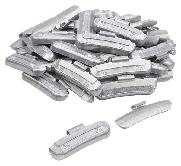 Ciężarki nabijane Zn do felg stalowych 35g - 50 szt. FIVESTARS