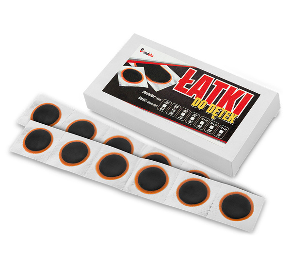 Łatki do dętek wulkanizacyjne REDATS 30mm - 36 szt