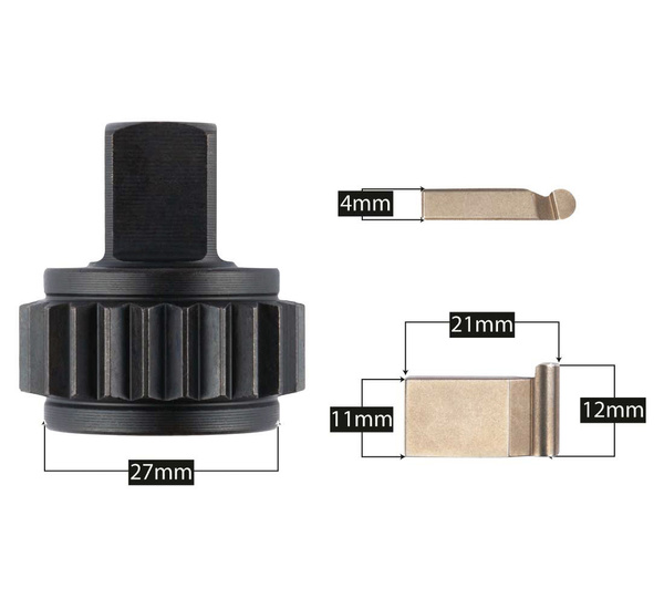 Zestaw naprawczy klucza dynamometrycznego 1/2" Boxo