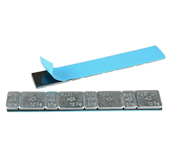 Ciężarki klejone Fe ocynk szeroka taśma 5/10g - 400 pasków FIVESTARS ROUND