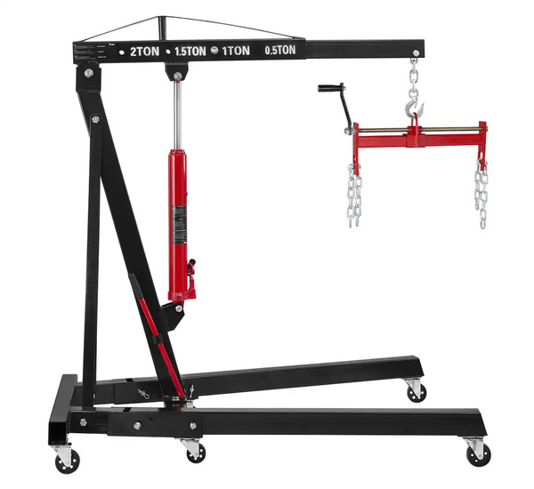 ZESTAW Żuraw Warsztatowy Podnośnik Dźwig 2 Tony H-120 + Balanser REDATS