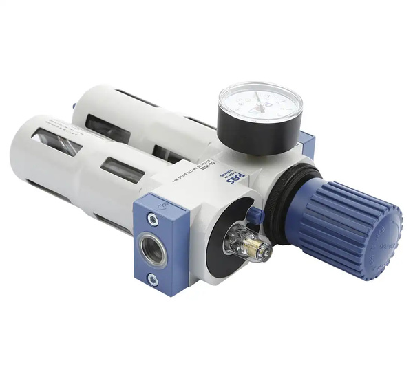 Regulator ciśnienia z odwadniaczem i naolejaczem 1/2" MIDI RQS