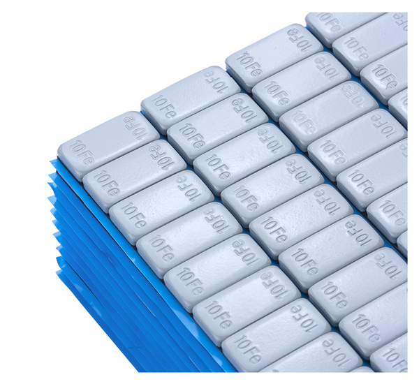 Ciężarki Klejone FE Powlekane Szeroka Taśma SUV 10g - 50 Pasków REDATS