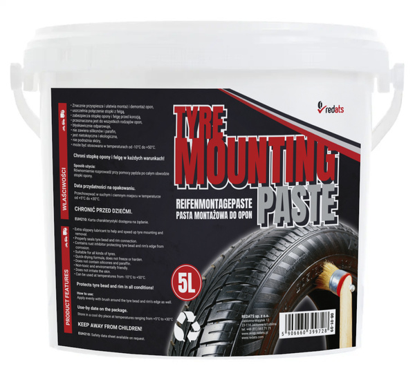 Pasta montażowa do opon REDATS Tyre Mounting Paste - 5kg