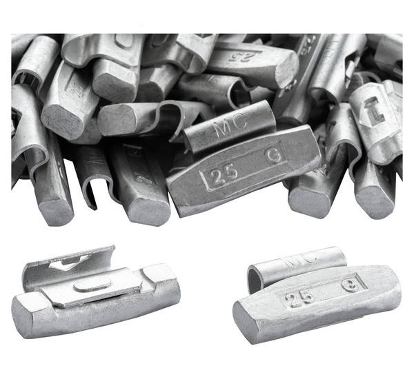 Ciężarki nabijane Fe do felg aluminiowych 25g - 100 szt. FIVESTARS