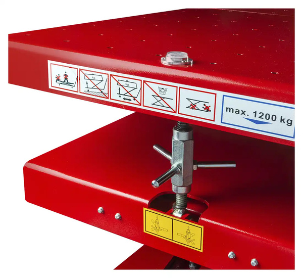 Podnośnik nożycowy mobilny do baterii, skrzyń biegów i silników 230V 1,2T REDATS LE-220