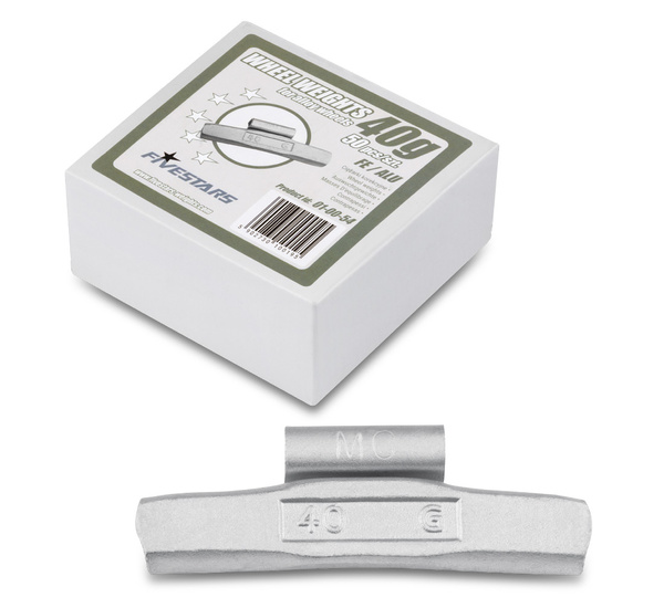 ZESTAW Ciężarki nabijane stalowe do felg aluminiowych 5-50g - 800 szt. FIVESTARS