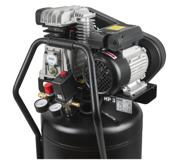 Kompresor Pionowy 90L Sprężarka 3kM - 230V wydajność: 330l/min NUAIR