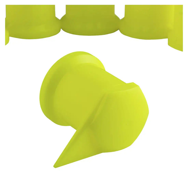 Dust Cap - osłona nakrętki śruby do kół ze wskaźnikiem obrotu 33mm - 10 szt