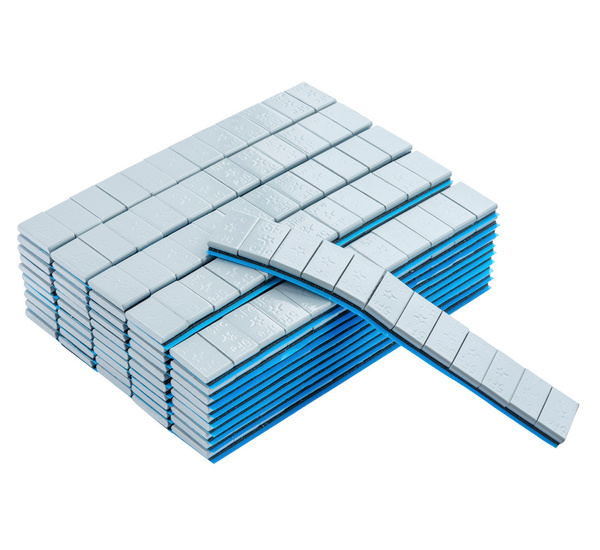 Ciężarki klejone Fe powlekane szare szeroka taśma 5g - 400 pasków FIVESTARS EDGY