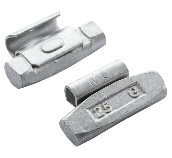 Ciężarki nabijane Fe do felg aluminiowych 25g - 100 szt. FIVESTARS