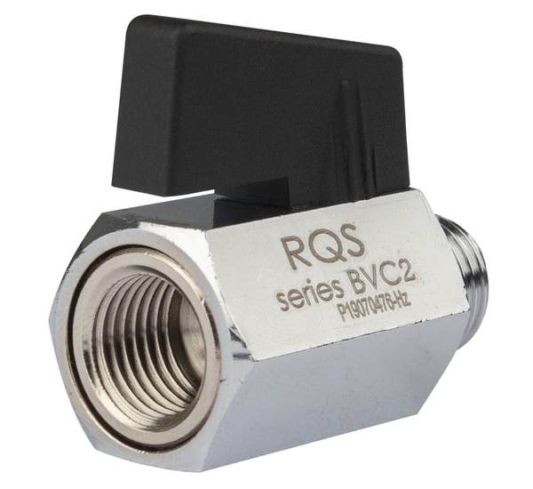 Zawór kulowy 1/4" Gwint wewnętrzny-zewnętrzny do wysysarki D150