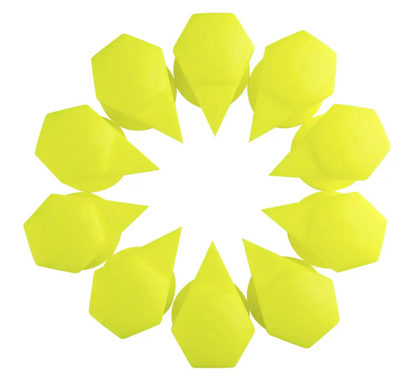 Nakładka dust cap - wskaźnik luźnej nakrętki do kół na kołpak 30mm -10szt