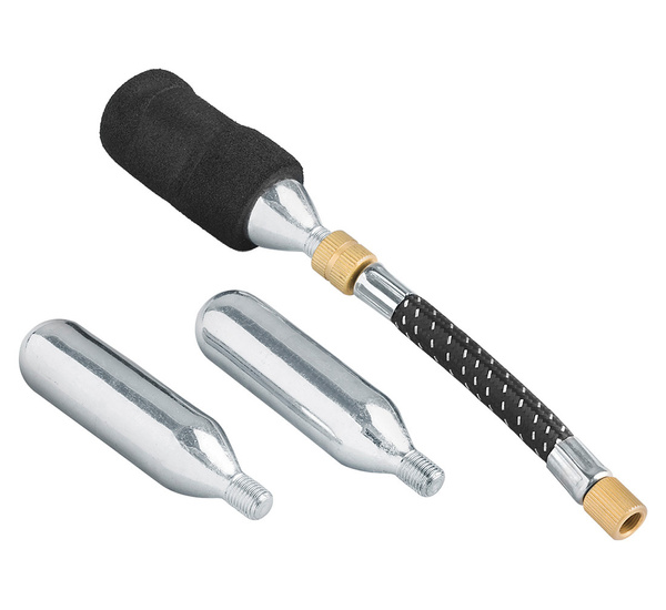 Zestaw naprawczy do kół SASZETKA czarna + CO2