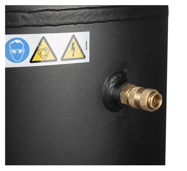 Kompresor Pionowy 200L Sprężarka 4kM - 400V wydajność: 480l/min NUAIR