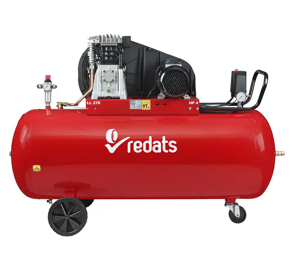 Kompresor Tłokowy 270L Sprężarka 3kW - 400V REDATS