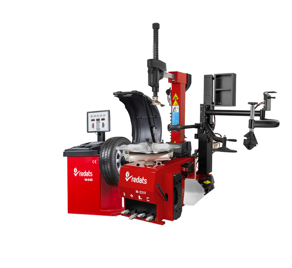 Zestaw Wyważarka W-640 i Montażownica M-221F z Ramieniem Pomocniczym 3D-1