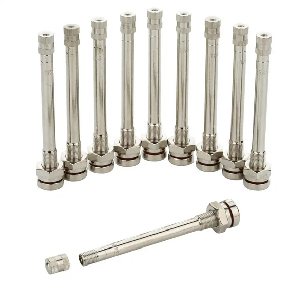 Zawory bezdętkowe ciężarowe chromowane TR 545 – 10 szt. REDATS