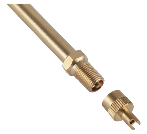 Przedłużka do zaworów wentyli metalowa do pompowania kół 100mm