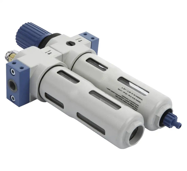 Regulator ciśnienia z odwadniaczem i naolejaczem 1/4" MINI RQS