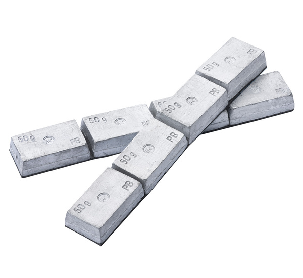 Ciężarki klejone Pb do kół ciężarowych 4x50g - 10 pasków